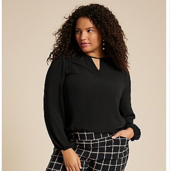 Maurices Leighton Long Sleeve Blouse - Picture 1 of 2